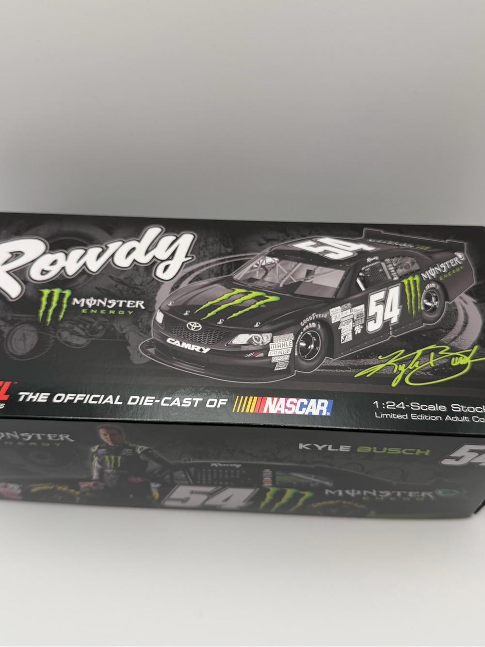 2013 Camery #54 Kyle Busch KBM Monster Energy 1:24 Scale Action Racing Stock Car - Picture 2 of 16